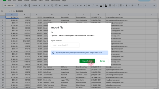 クライアント側暗号化されたExcelファイルをGoogleシートへ簡単インポート