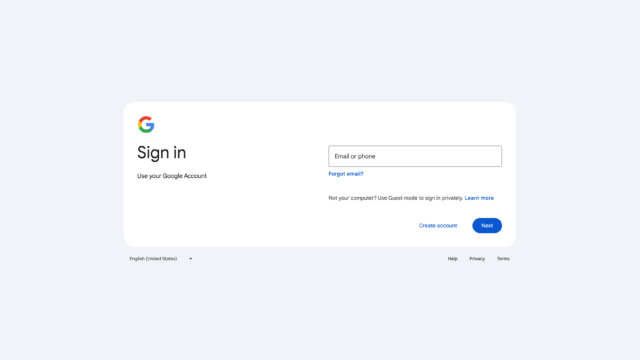 Googleアカウントのサインイン・サインアップ画面が、よりモダンで使いやすくリニューアル