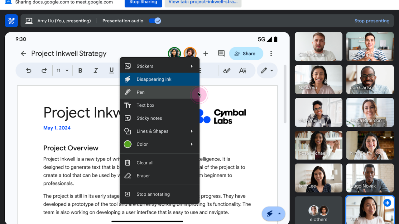 Google Meetに新機能登場！プレゼンテーションを強化するアノテーションツール