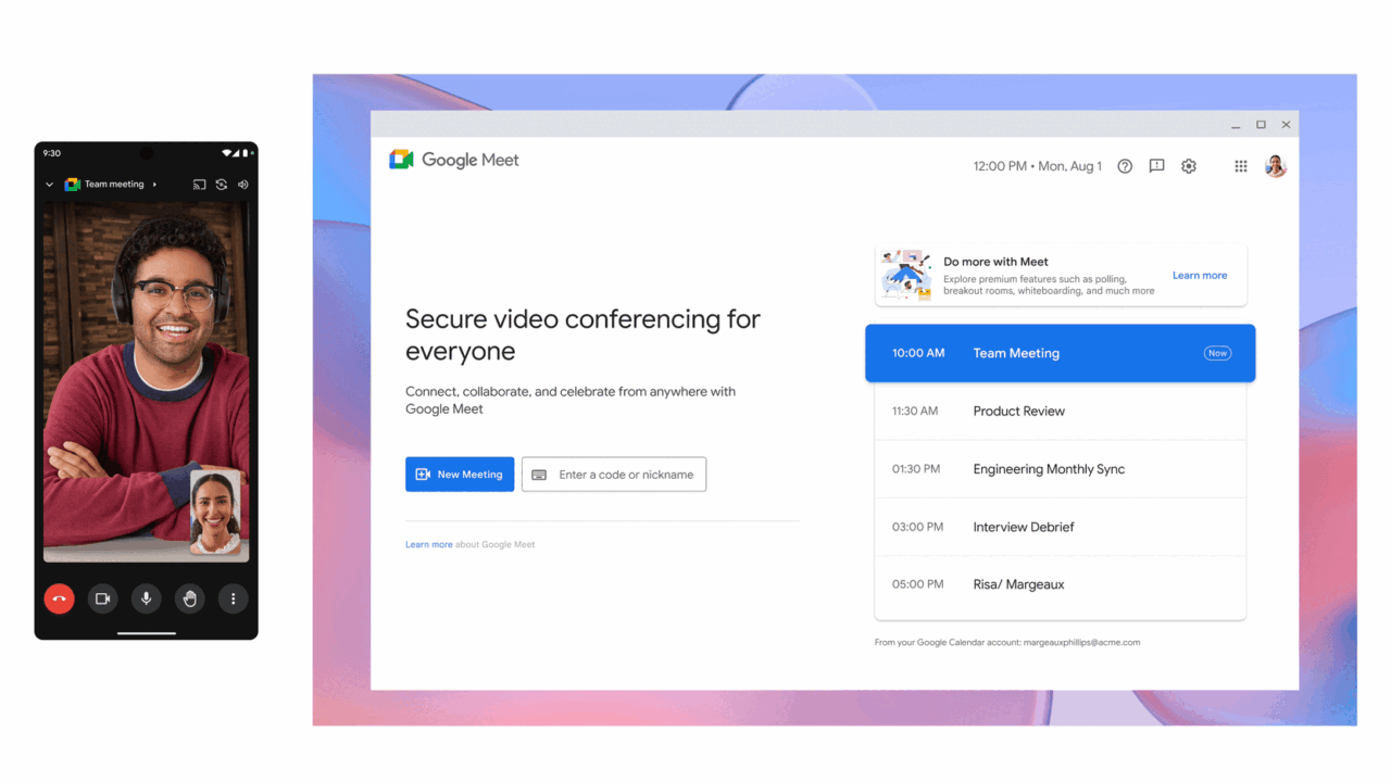 Google Meet通話をデバイス間でスムーズに切り替え！最新機能で作業の効率アップ