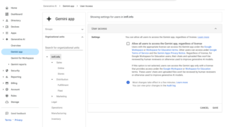 企業向けデータ保護と共にGoogle Workspaceに統合されたGeminiアプリ