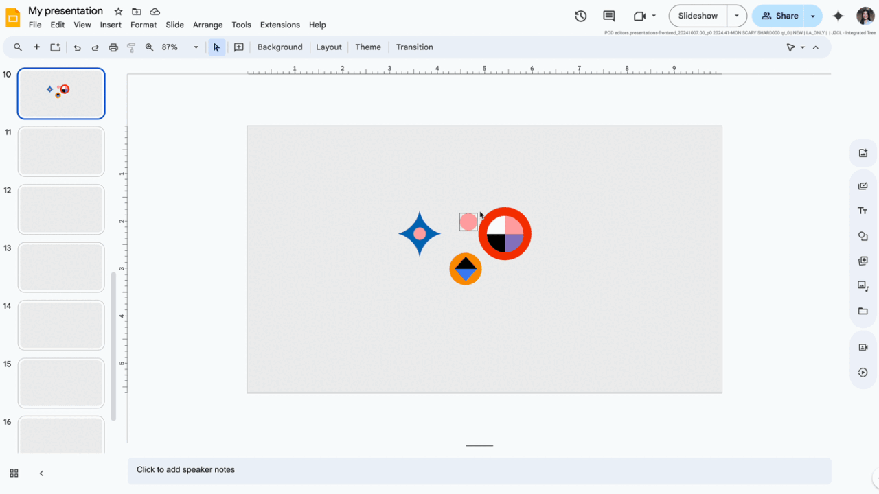 Googleスライドでのプロポーショナルスケーリングでデザイン調整がもっと簡単に