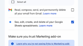 HTTP Google Workspaceアドオンにおける細分化されたOAuth同意の導入