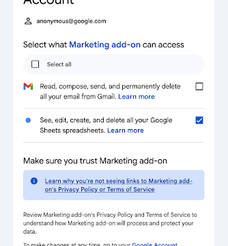 HTTP Google Workspaceアドオンにおける細分化されたOAuth同意の導入