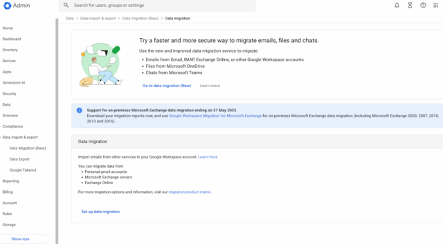 Microsoft Exchangeからのデータ移行が新ツールでより便利に