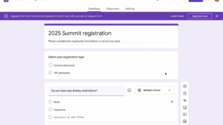 Googleフォームで誰が回答できるかを細かく設定可能に