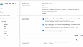 Googleフォームで新たな管理者設定が追加され、フォームの応答管理がより柔軟に