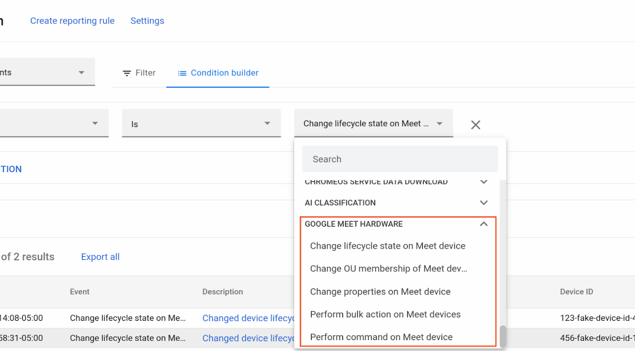 Google Meetハードウェアの管理ログイベントにより高度な情報を追加し、セキュリティとトラブルシューティングの向上を実現