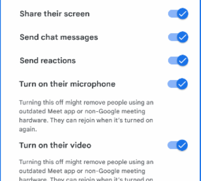 Google Meetライブストリームで視聴者がチャットメッセージを送信可能に