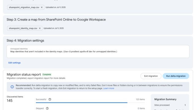Microsoft SharePoint OnlineからGoogle Driveへのファイル移行が一般利用可能に！