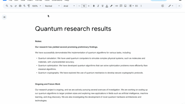 GoogleドキュメントでGeminiを使って音声でドキュメントを聴けるようになりました