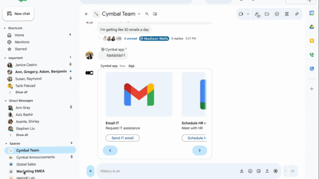 Google Chatアプリがより便利に！カルーセルウィジェットとMarkdownのサポート