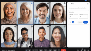 Google Meetにタイマー機能が追加され、オンライン会議がより効率的に