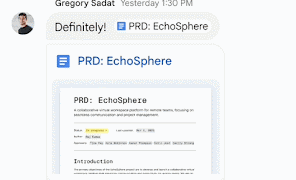 Google ChatモバイルでGeminiによるファイル要約が可能に