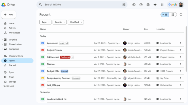 Googleドライブでデータ分類ラベルがさらに見やすくなりました