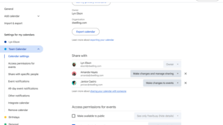サブカレンダーの管理を専用オーナーで改善