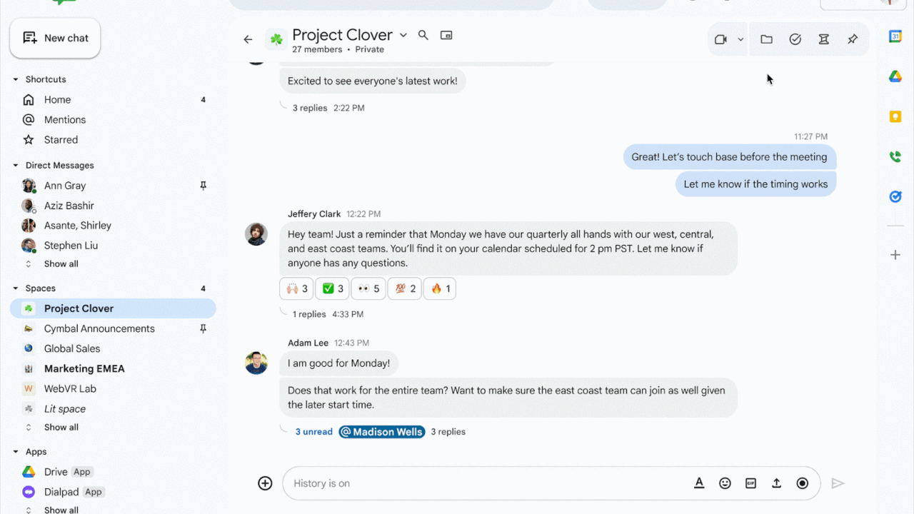 Google Chatがリニューアル！便利になったチャットヘッダーで素早く簡単にナビゲート