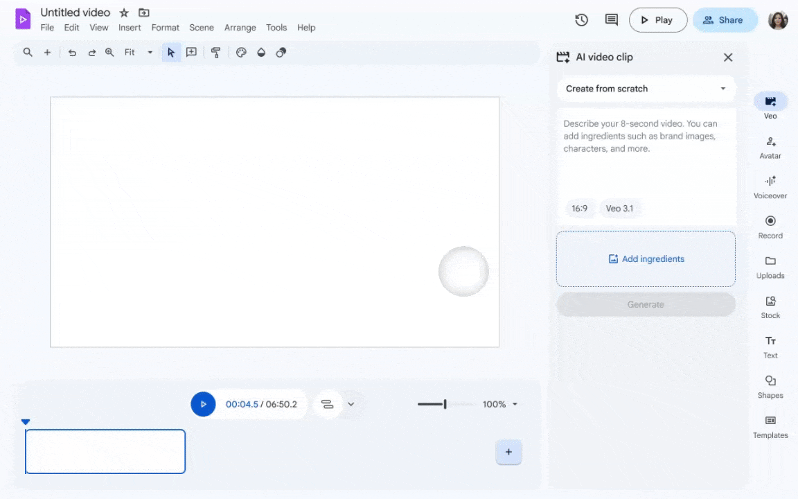 新たに登場！Google Vidsでお気に入りの画像を使ってビデオクリップを簡単生成
